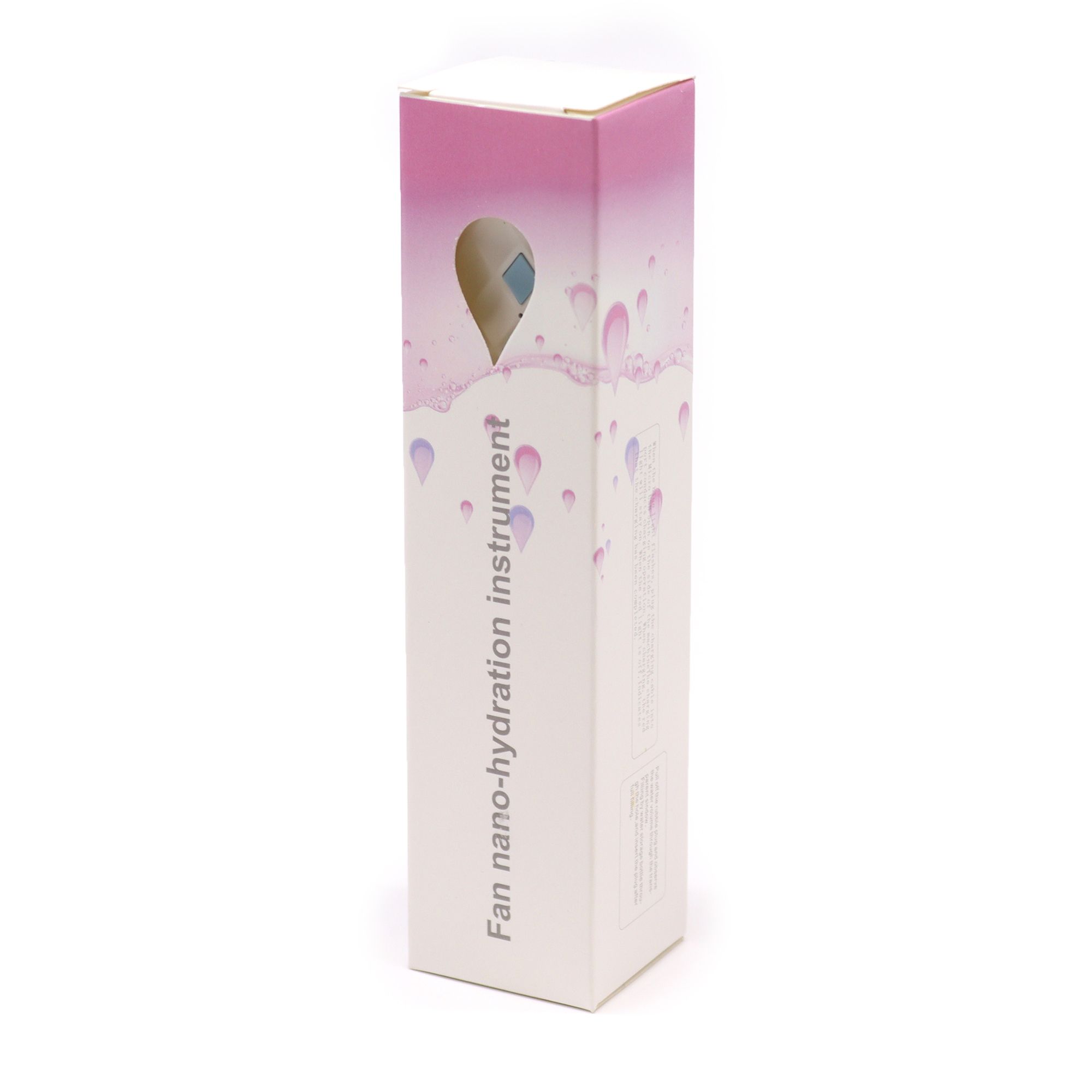 White Nano Mist Face Fan & Spray - USB-laadbaar - Afbeelding 4