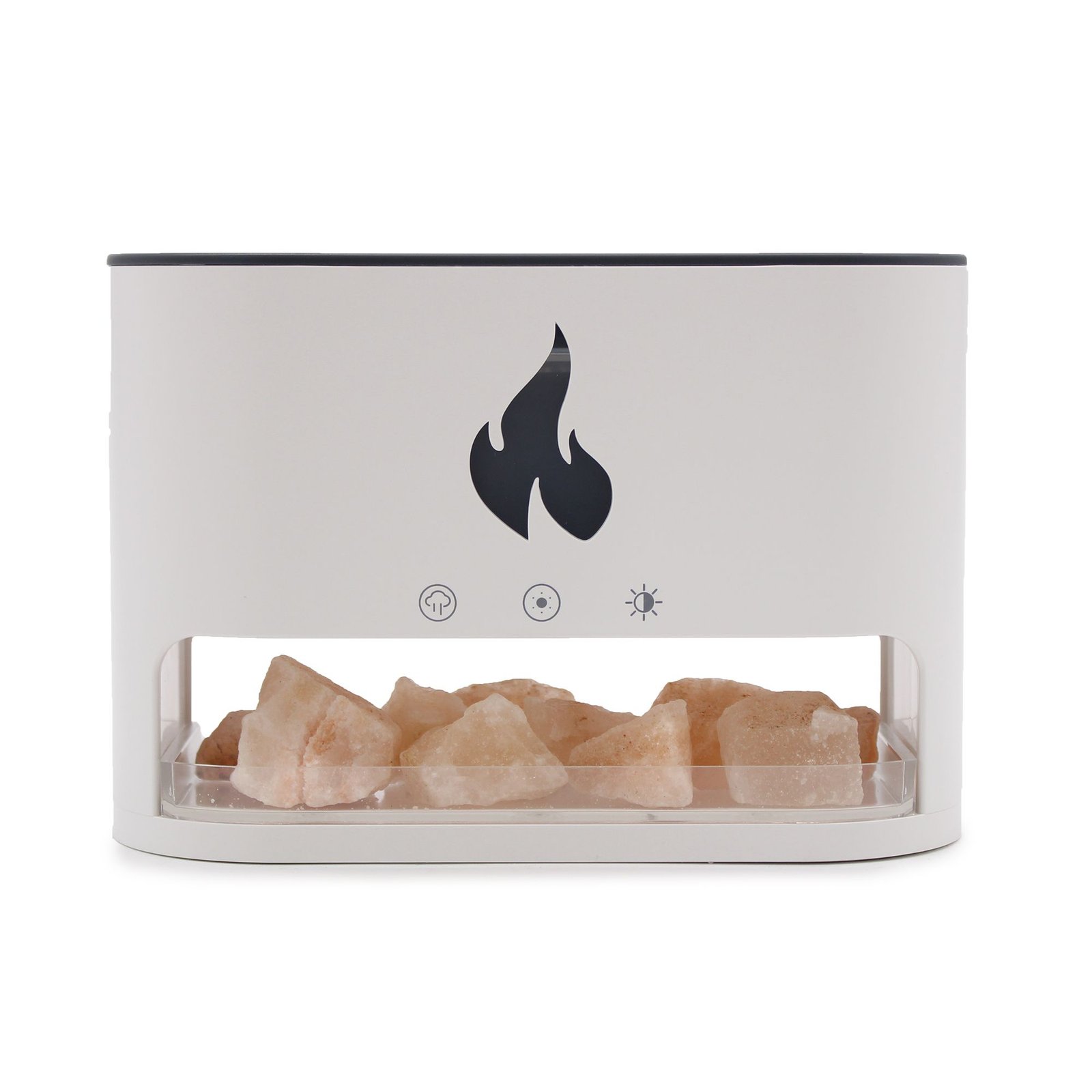 Blaze aromadiffuser – Himalaya zoutkamer – USB-C – vlameffect (incl. zout)