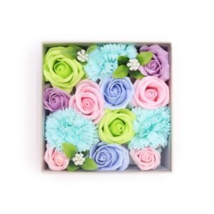 Vierkante geschenkdoos - Baby Blessings - Blauw