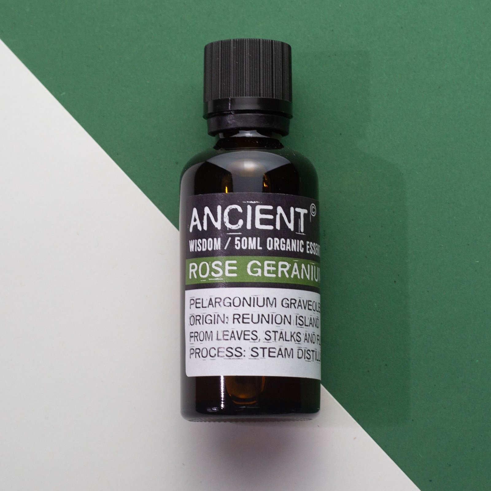 Biologische etherische olie roosgeranium 50 ml - Afbeelding 2