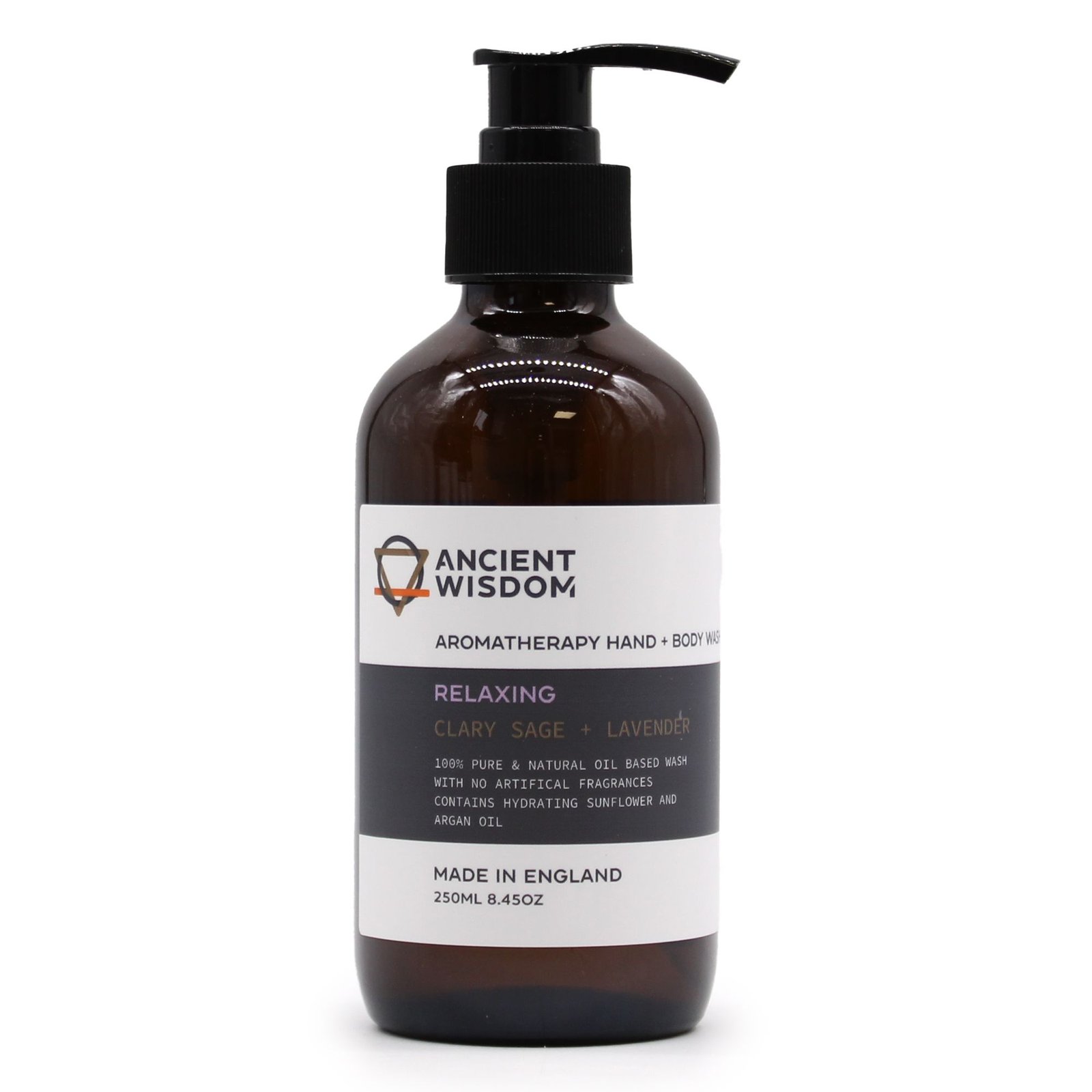 Vloeibare hand- en lichaamszeep met salie en lavendel 250ml