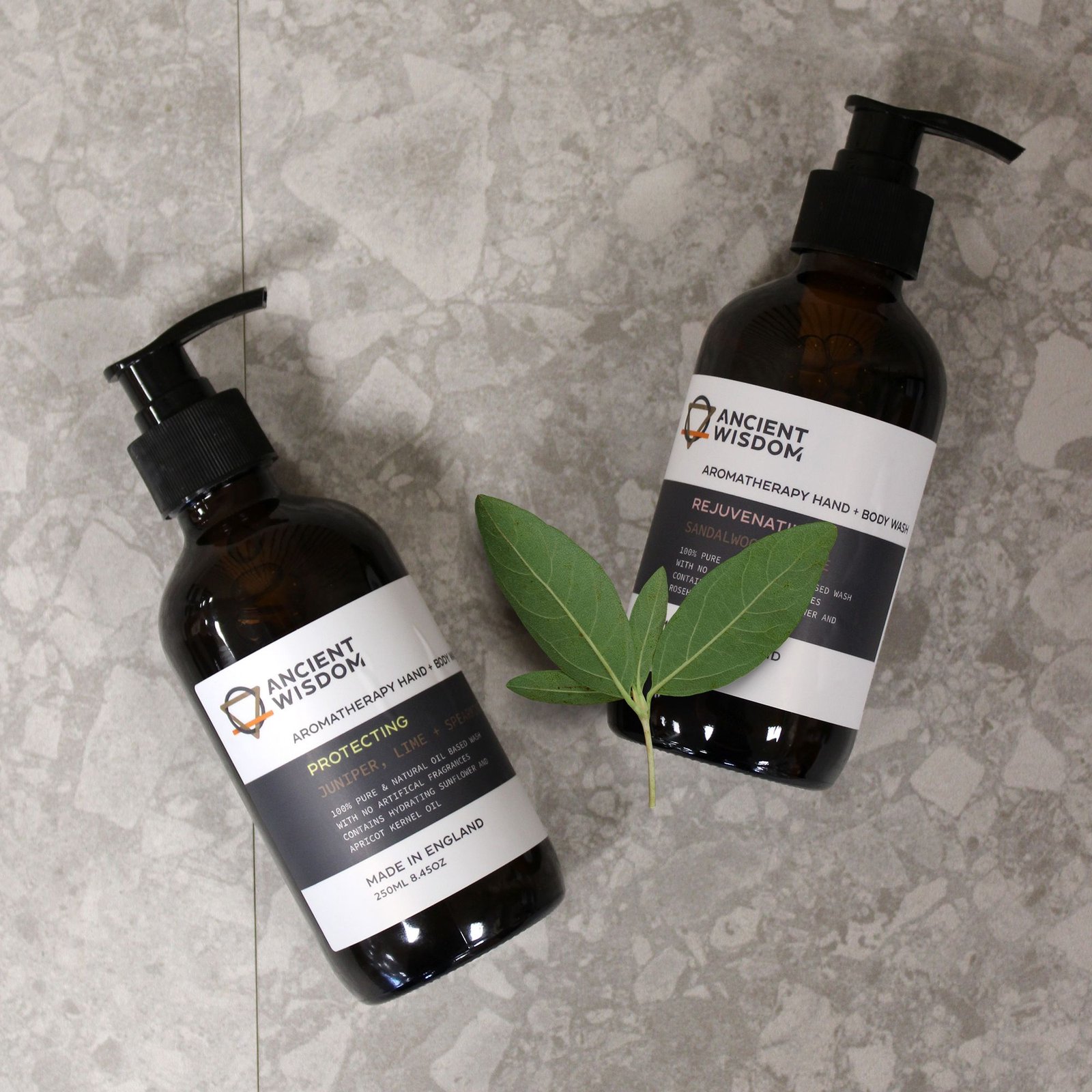 Zeep voor handen en lichaam met sandelhout en roos 250ml - Afbeelding 4