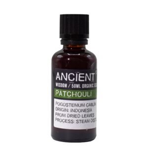 Biologische patchouli etherische olie 50 ml