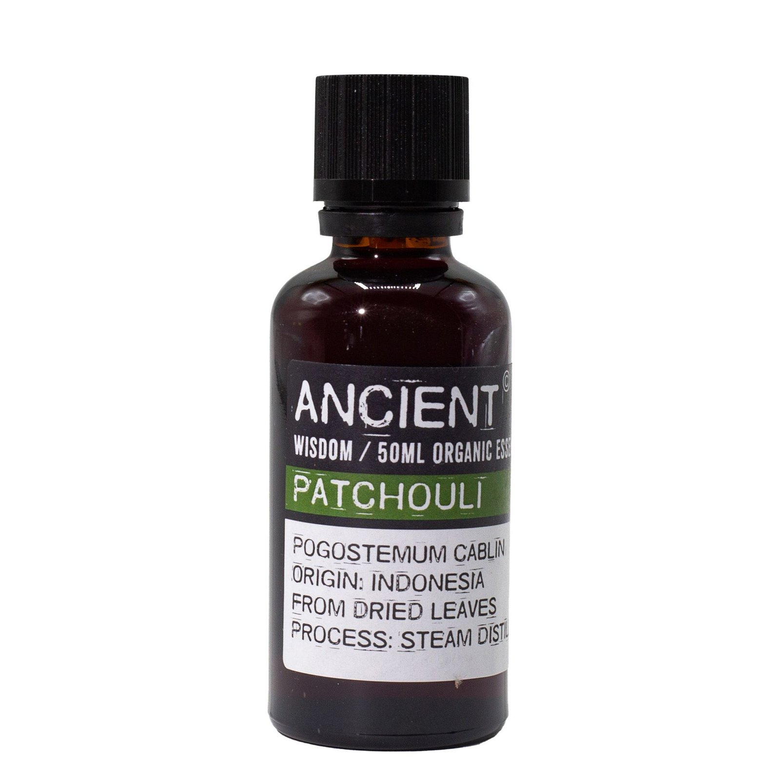 Biologische patchouli etherische olie 50 ml